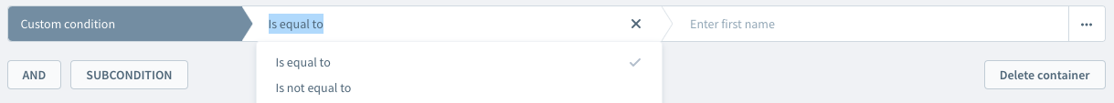 App Rule Condition